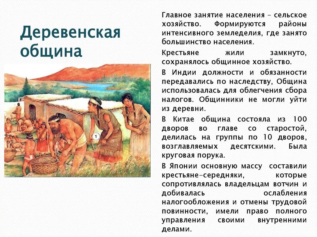 Нравы в общине не были идиллическими. Деревенская община на востоке рассказ. Деревенская община на востоке Индия. Община крестьян. Древняя община.