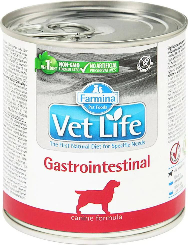 Влажный корм farmina vet life. Vet Life Gastrointestinal корм для собак. Корм для собак Фармина Gastrointestinal. Гастроинтестинал Фармина для собак. Vet Life Gastrointestinal паштет\.