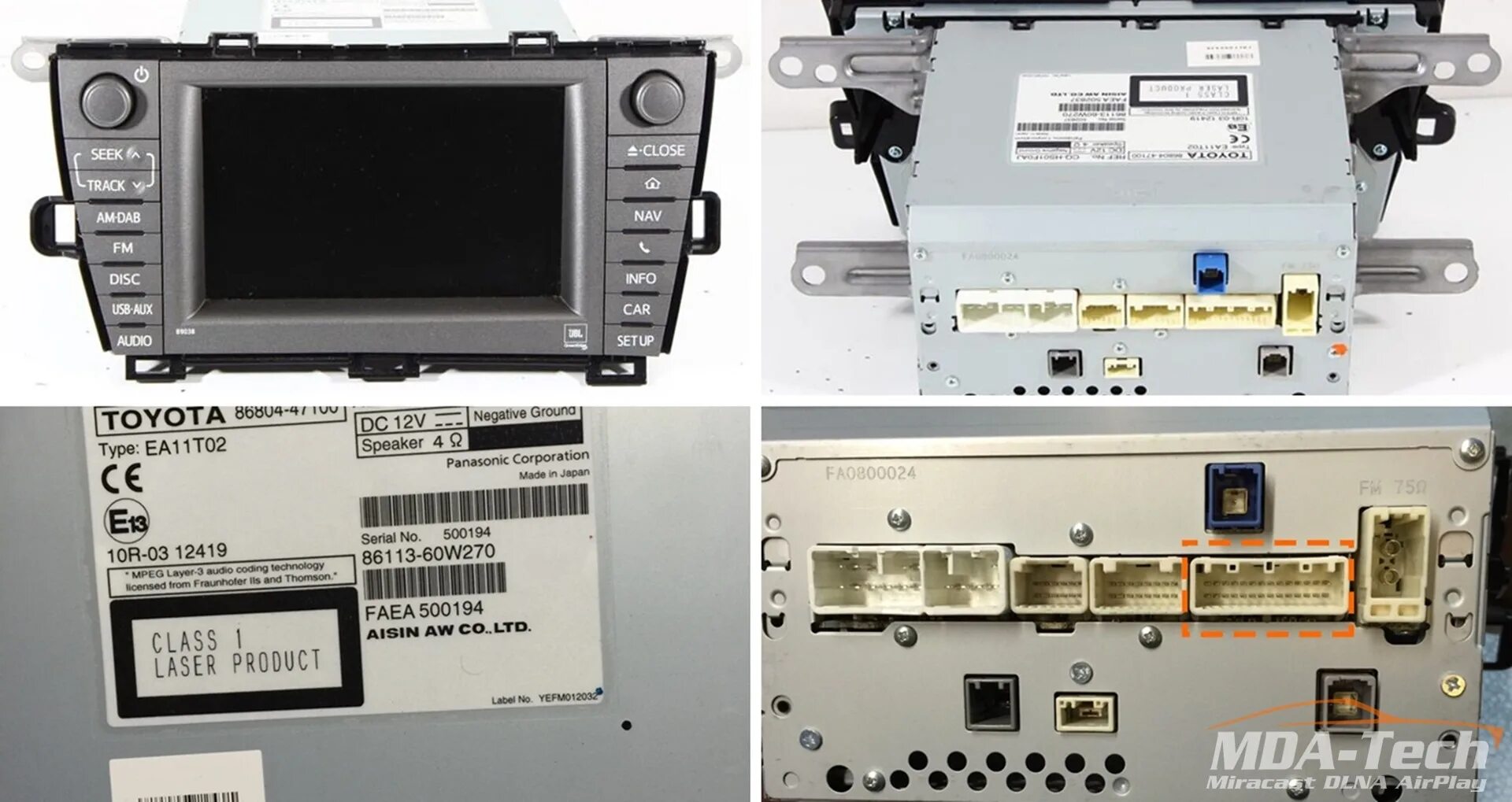 Как снять магнитолу тойота аурис ФОТО отчет по установке магнитолы Pioneer AVH-P3100DVD.