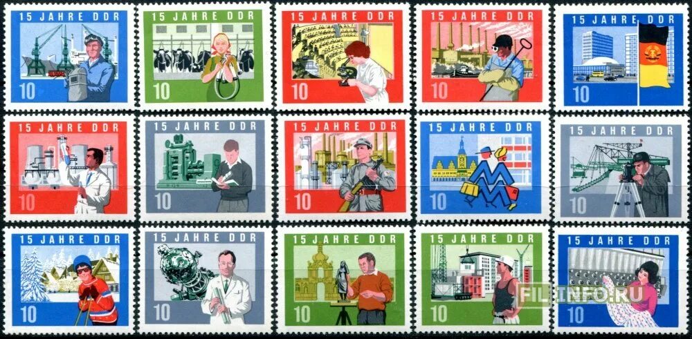 Программы гдр. Марки гдр 1955. открытка виды гдр. комиксы гдр.