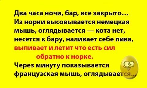 Анекдот приходит в бар