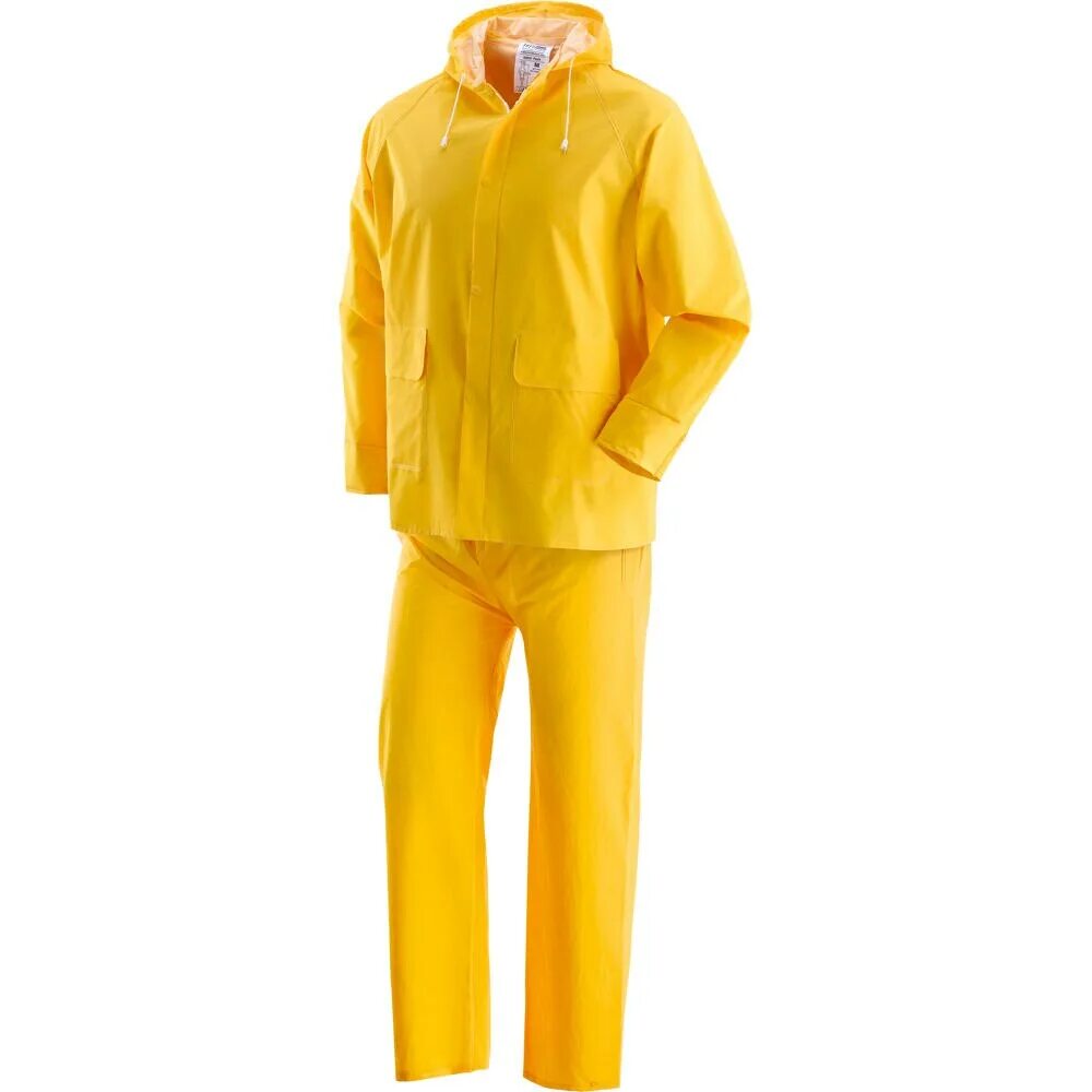 Безопасная одежда для женщин. Костюм влагостойкий. Желтая рабочая одежда. PVC одежду. Жёлтая. Влагозащищенный костюм.