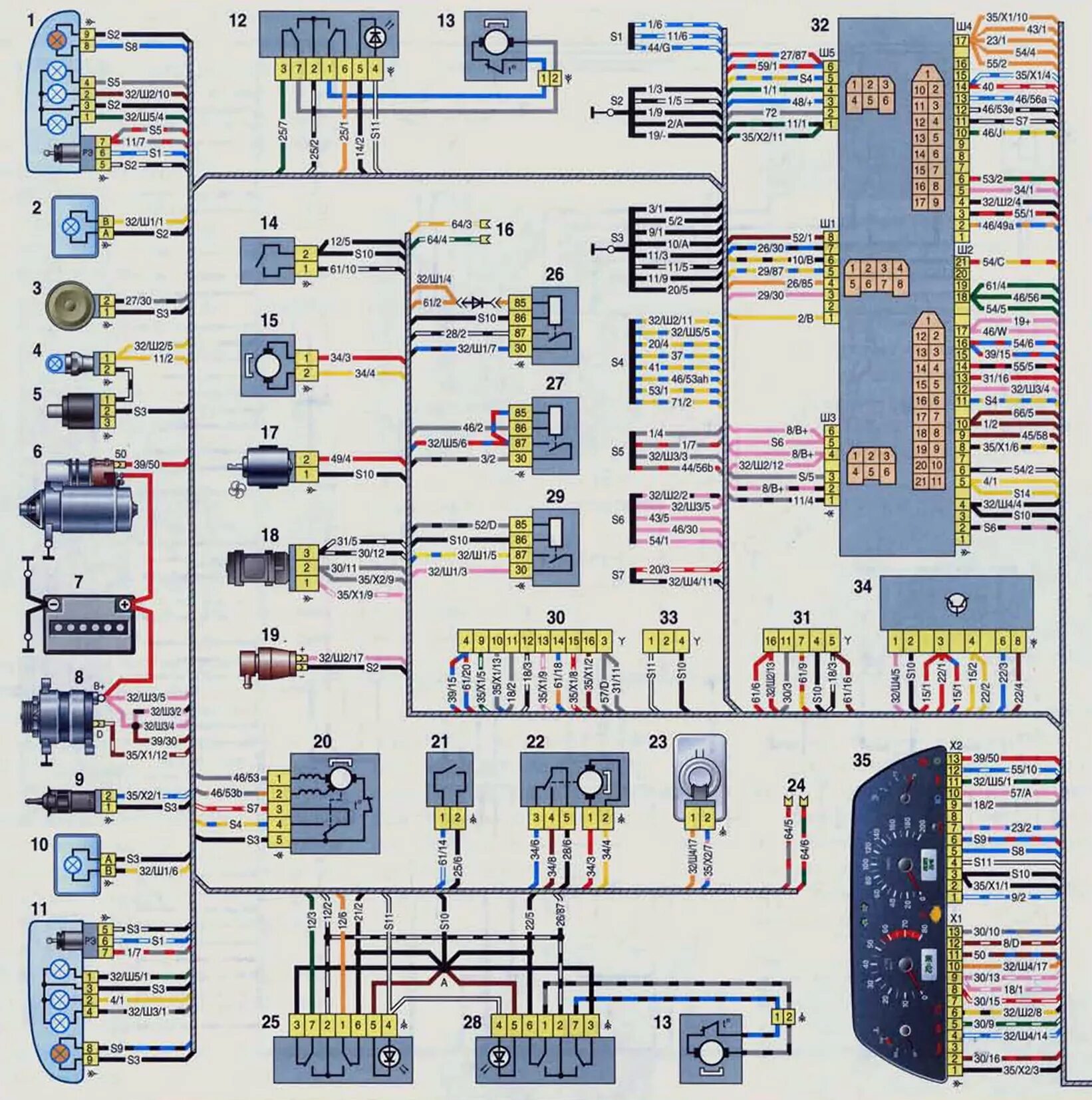 схема электропроводки 2123. электрика нивы шевроле. электрика нивы шевроле. схема электрооборудования нива 2123. электрика нивы шевроле.