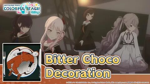 Bitter choco decoration