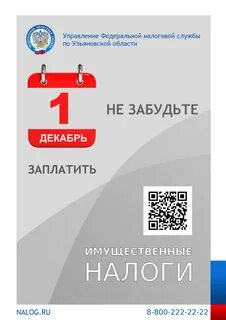До какого декабря заплатить налог