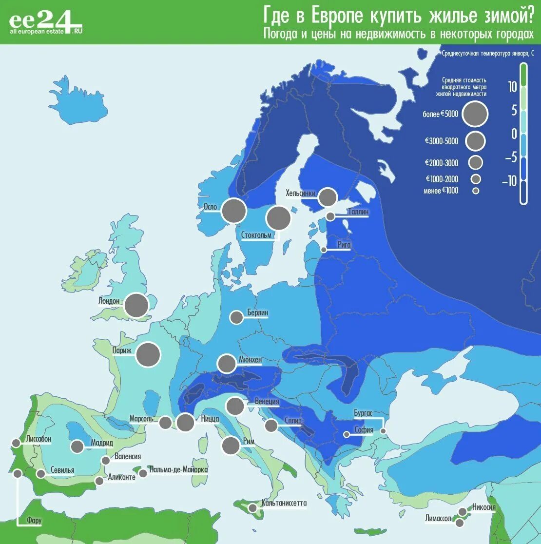 Климат на территории европы. Средняя температура в Европе зимой. Средняя температура января в Европе. Карта зимних температур Европы. Температурная карта Европы зимой.