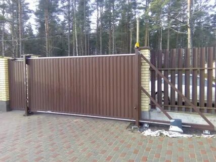 Откатные ворота ленинградская область под ключ