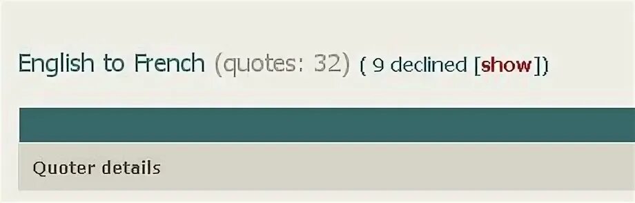 Declining requests. Declining requests