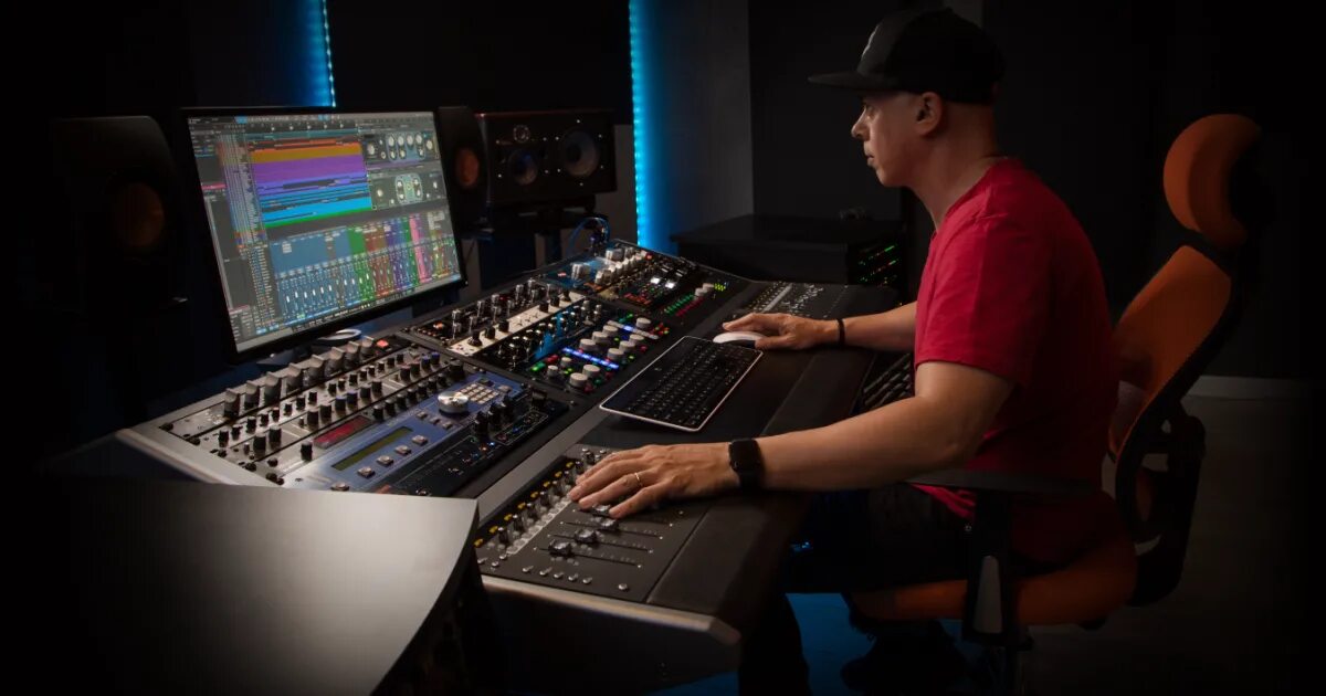 Mixing studio