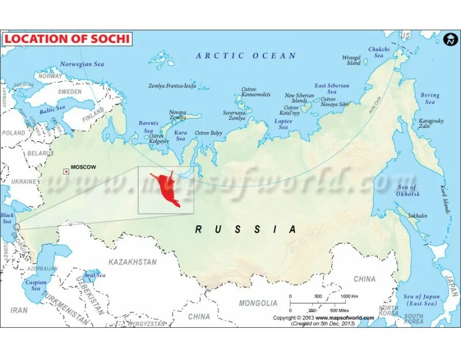 Сочи на карте России. Г Сочи на карте России. Russia is situated in europe and asia