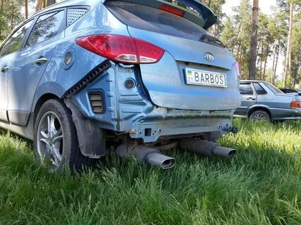 Задний бампер хендай ix35
