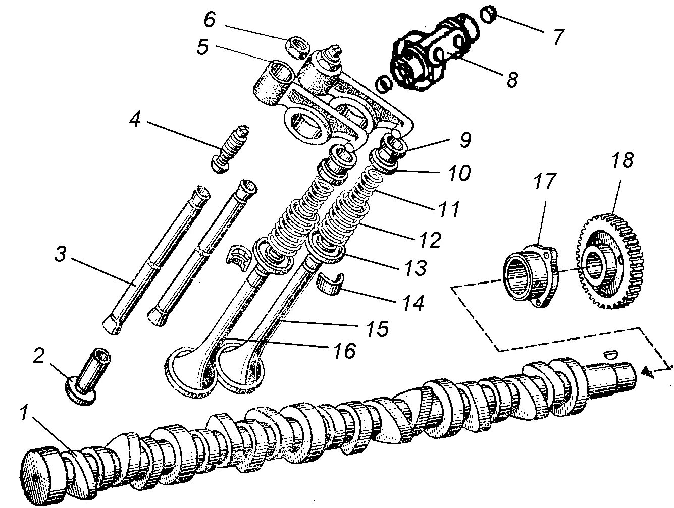 Устройство деталей и приводов газораспределительного механизма. Газораспределительного механизма автомобиля камаз-5320. Детали газораспределительного механизма. Детали газораспределительного механизма. Принцип работы распределительного вала.