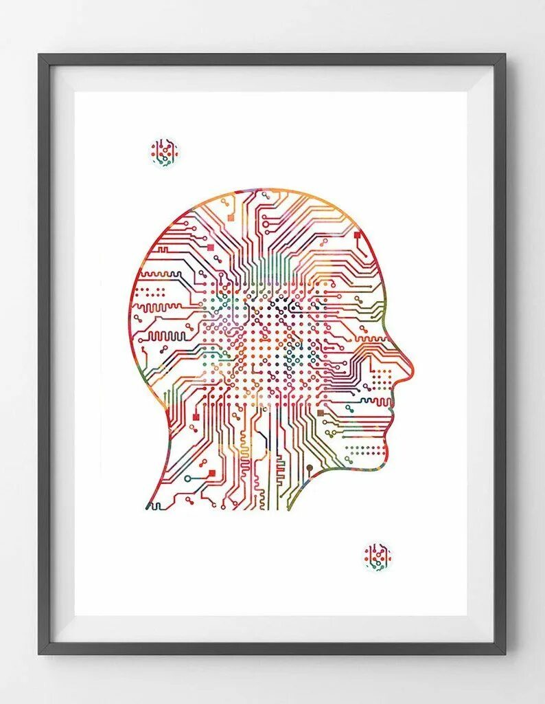 Искусство нейросети. Искусственный интеллект мозг арт. Постер с мозгами. Science-художник.