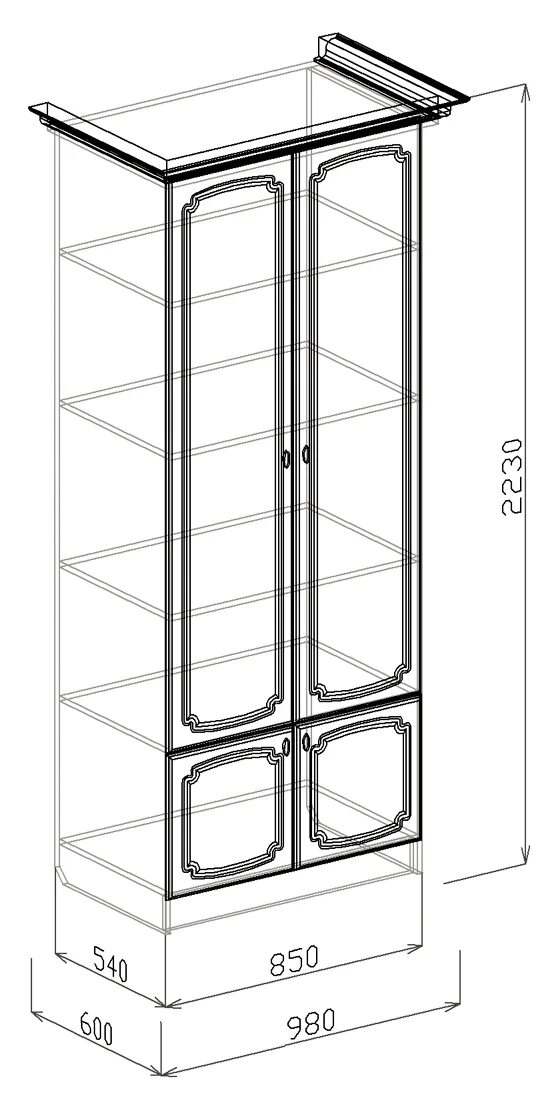 Мебель стд. Шкаф м202-011. бельевой шкаф мебель союз.
