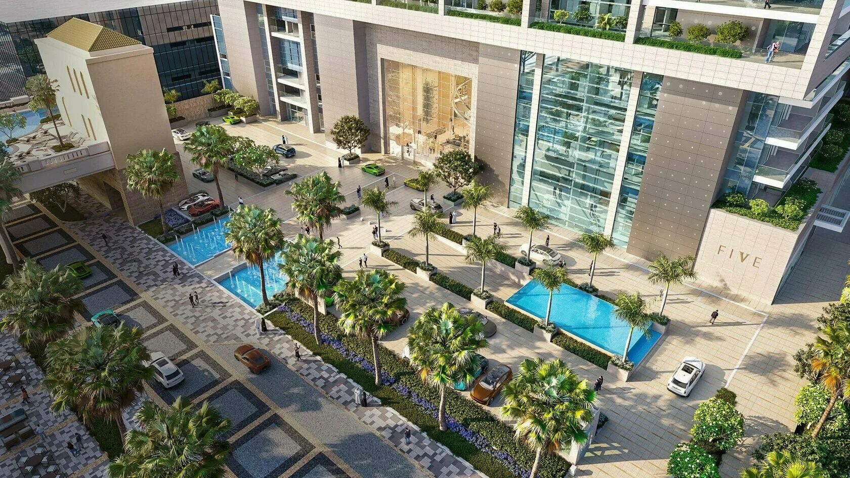 Five Luxe Дубай. Five Luxe JBR 5 Dubai. Жилой комплекс the Five. Louvre Residences Dubai.