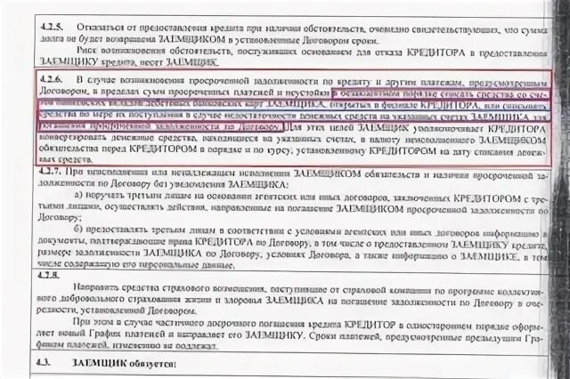 Может ли банк списывать