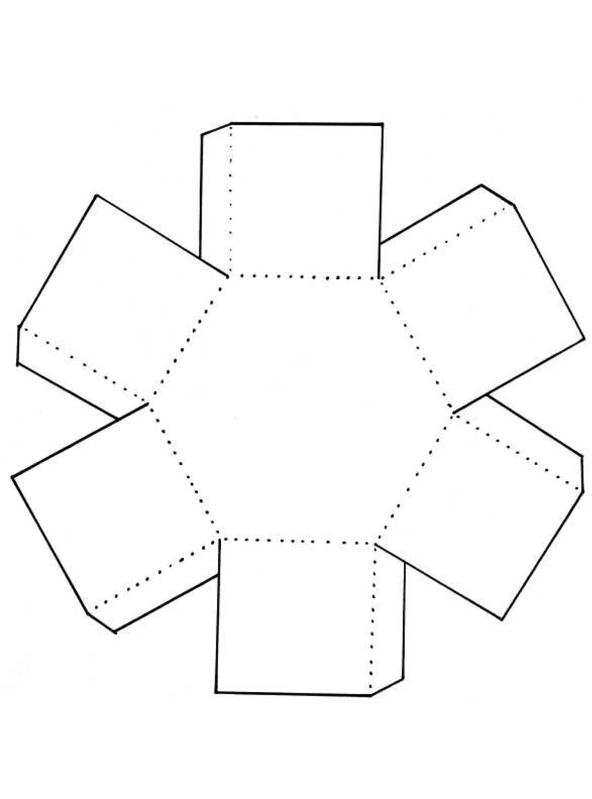 Шестиугольник из бумаги. Шестигранная коробка развертка. Объемные коробочки. Шестигранная коробка макет. Развертка шестигранной коробки.