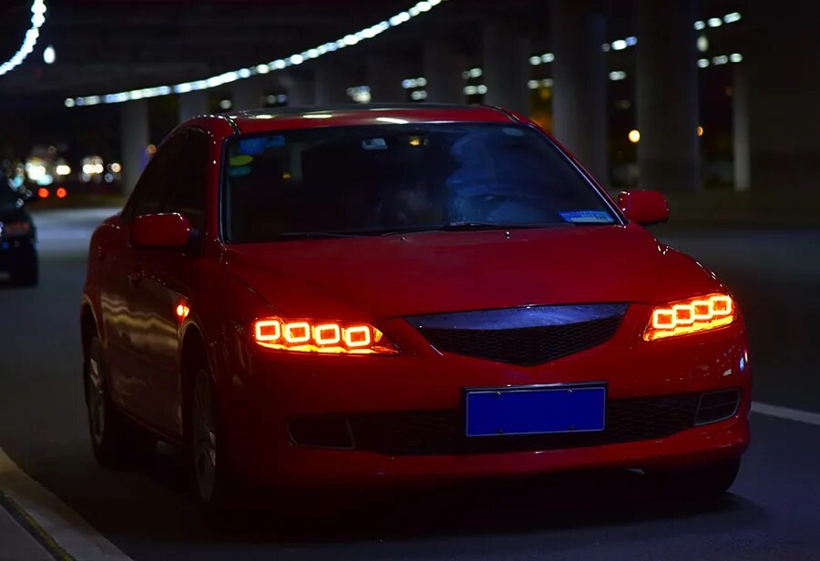 Задние светодиодные фонари на мазда 6 gg. Подсветка решетки радиатора mazda 6 2014. Фары бугатти на мазда 6 gg. Mazda 6 светодиодные. Светодиодные фары mazda 6 gg.