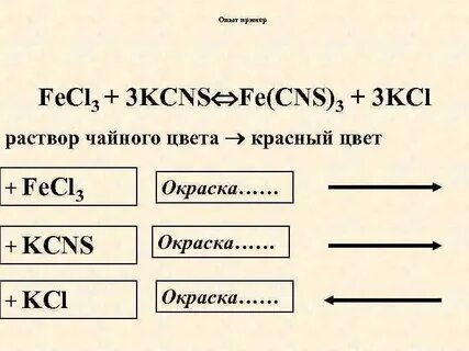Kcl fe no3 3