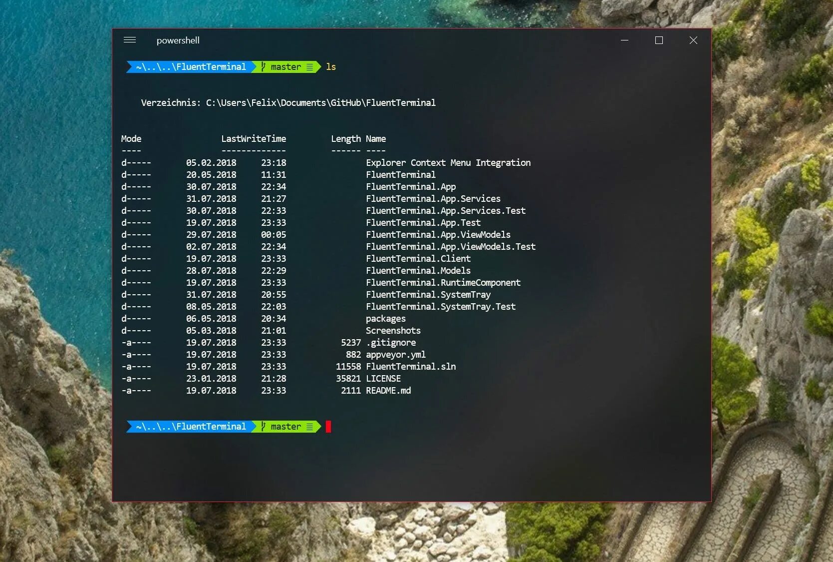 Powershell windows terminal. Fluent terminal. терминал виндовс. лучшие терминалы для windows 10. terminal menu.