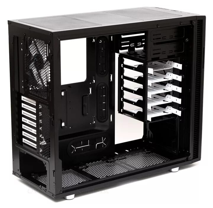 Fractal design. Корзины для fractal design define r5. fractal design r5 hdd case. старый корпус fractal design. корпус atx 10 слотов расширения.