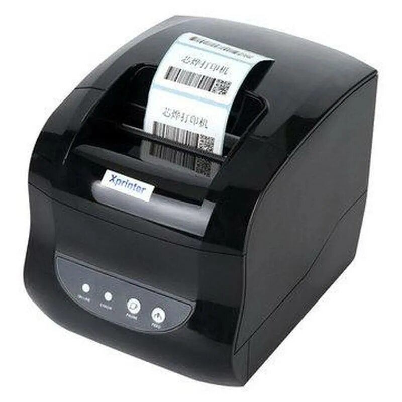 Принтер Xprinter XP-365b. Термопринтер этикеток Xprinter XP-365b. Принтер этикеток Xprinter XP-365 (USB). Принтер для чеков/наклеек термотрансферный Xprinter XP 365b. 365b xprinter как печатать