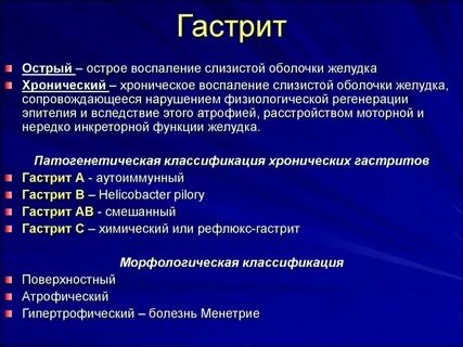 Хронический гастрит реферат