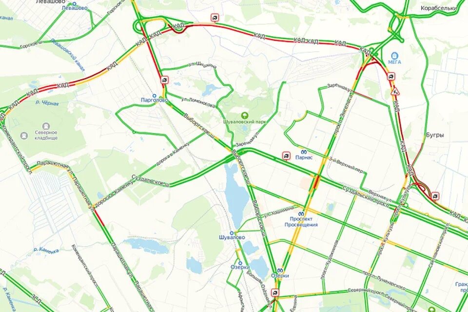 Съезд с кад на проспект культуры. Выезд из мега парнас на кад. Перекрытие када в спб. Спб район бугры на карте. Съезд с кад в мурино.