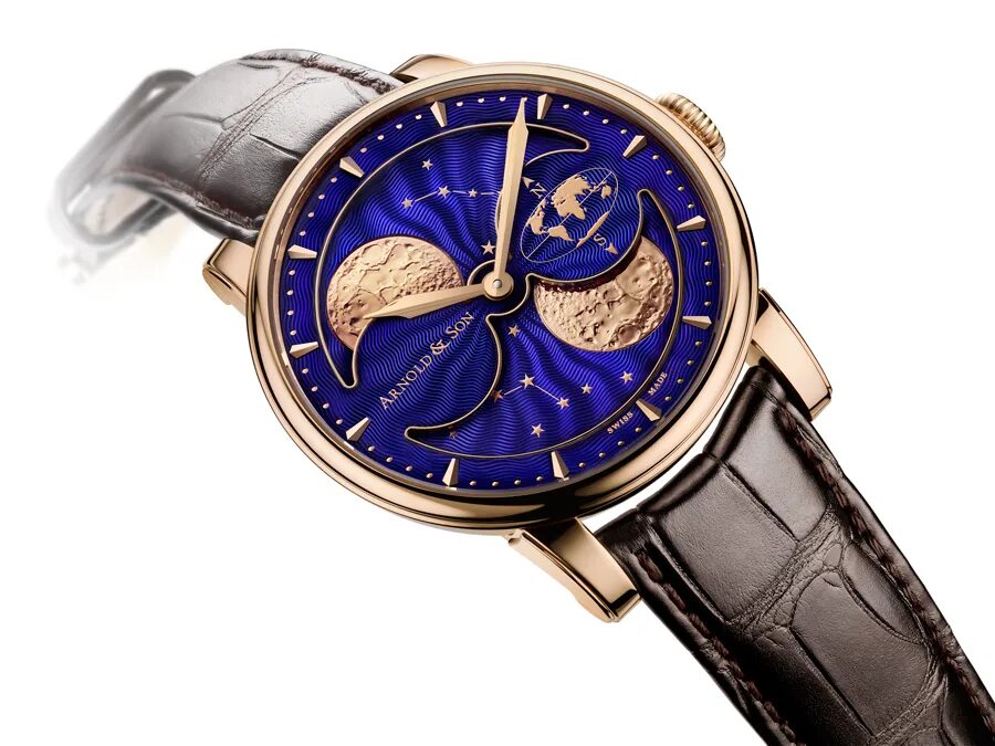 Luxury moon. Arnold son часы. Arnold & son Royal collection HM Perpetual Moon. Часы Луна наручные.
