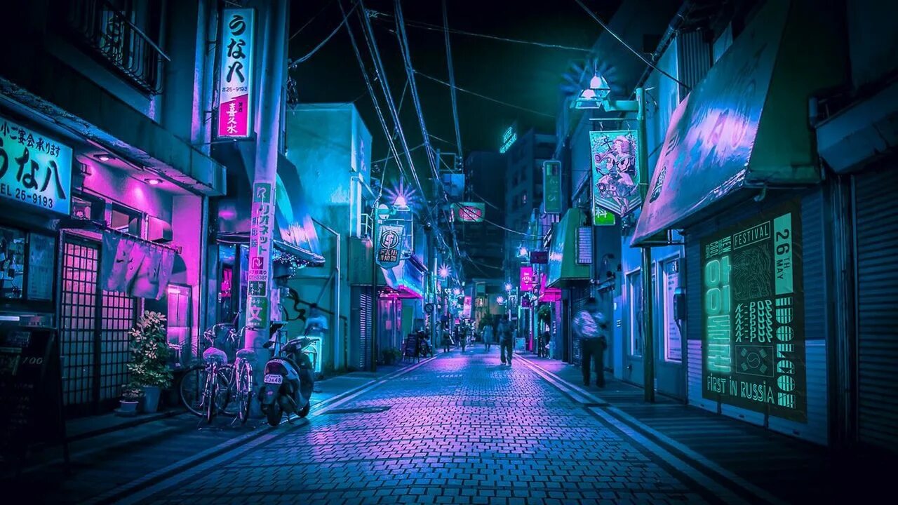 Танцевальный фестиваль Cyberpunk aesthetic, Neon wallpaper, Aesthetic desktop wa
