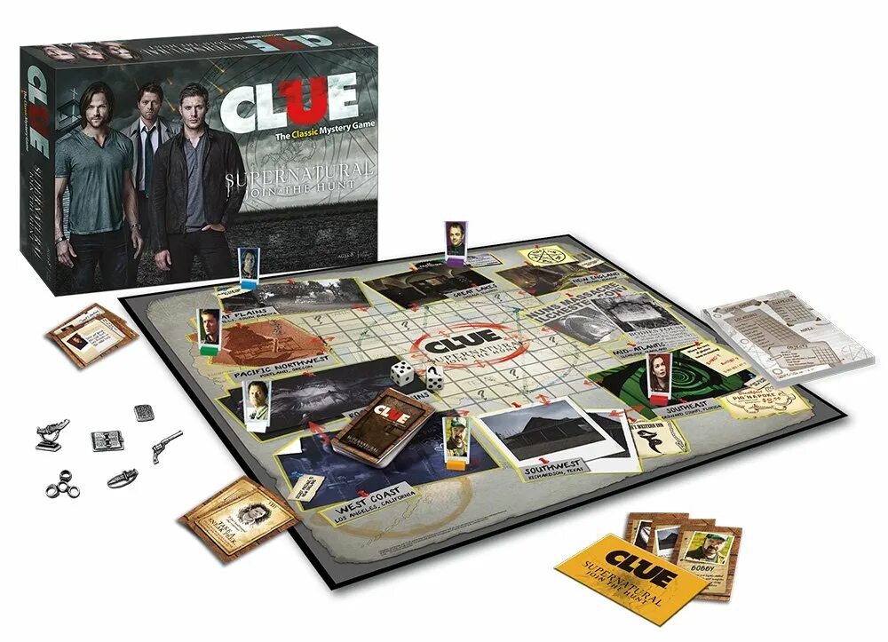 Настольная игра clue сверхъестественное. Монополия Supernatural. Игра Монополия Клуэдо. Supernatural игра.