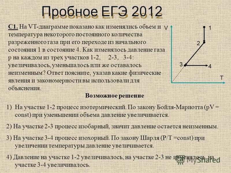 Как изменится давление одноатомного