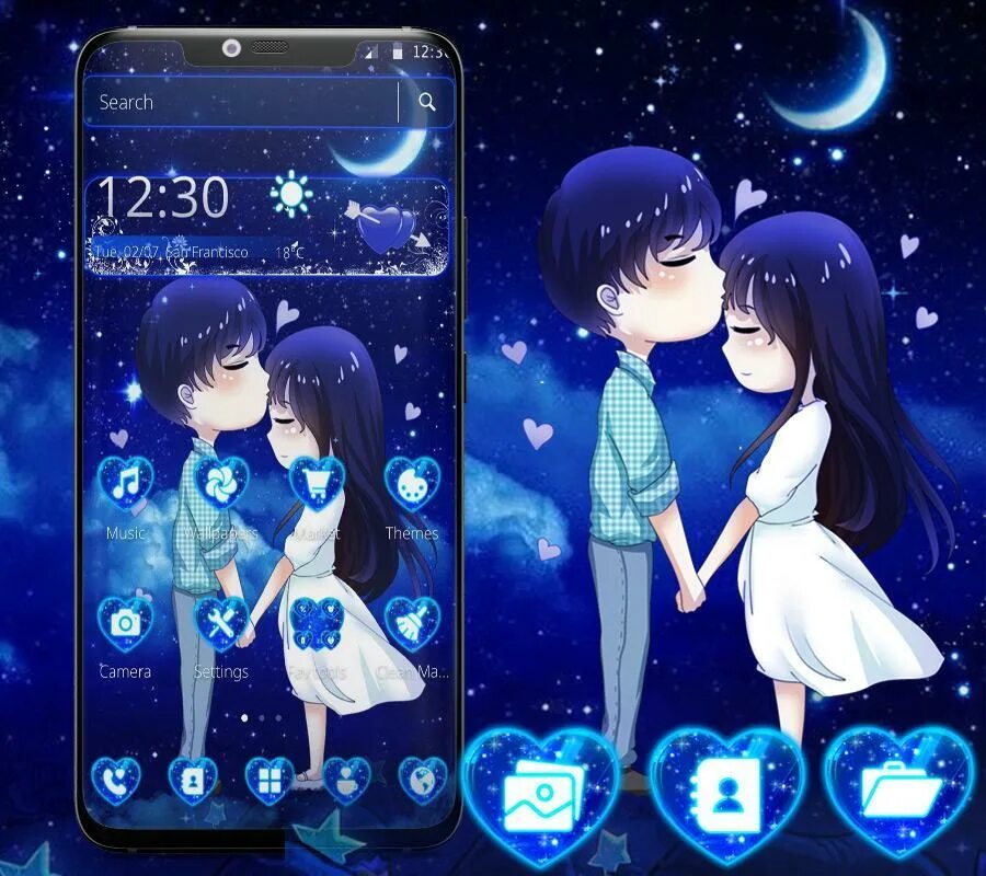Phone Theme for couple. Phone Theme couple. Theme for couple. My cute romance
