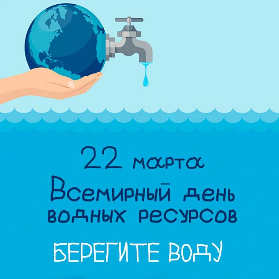 День воды и водных ресурсов. День водных ресурсов. Всемирный день воды. Всемирный день водных ресурсов открытка.