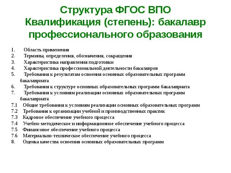 Структура ФГОС. Структура содержания профессионального образования.. ФГОС профессионального образования структура. ФГОС высшего профессионального образования. Высшее профессиональное образование структура