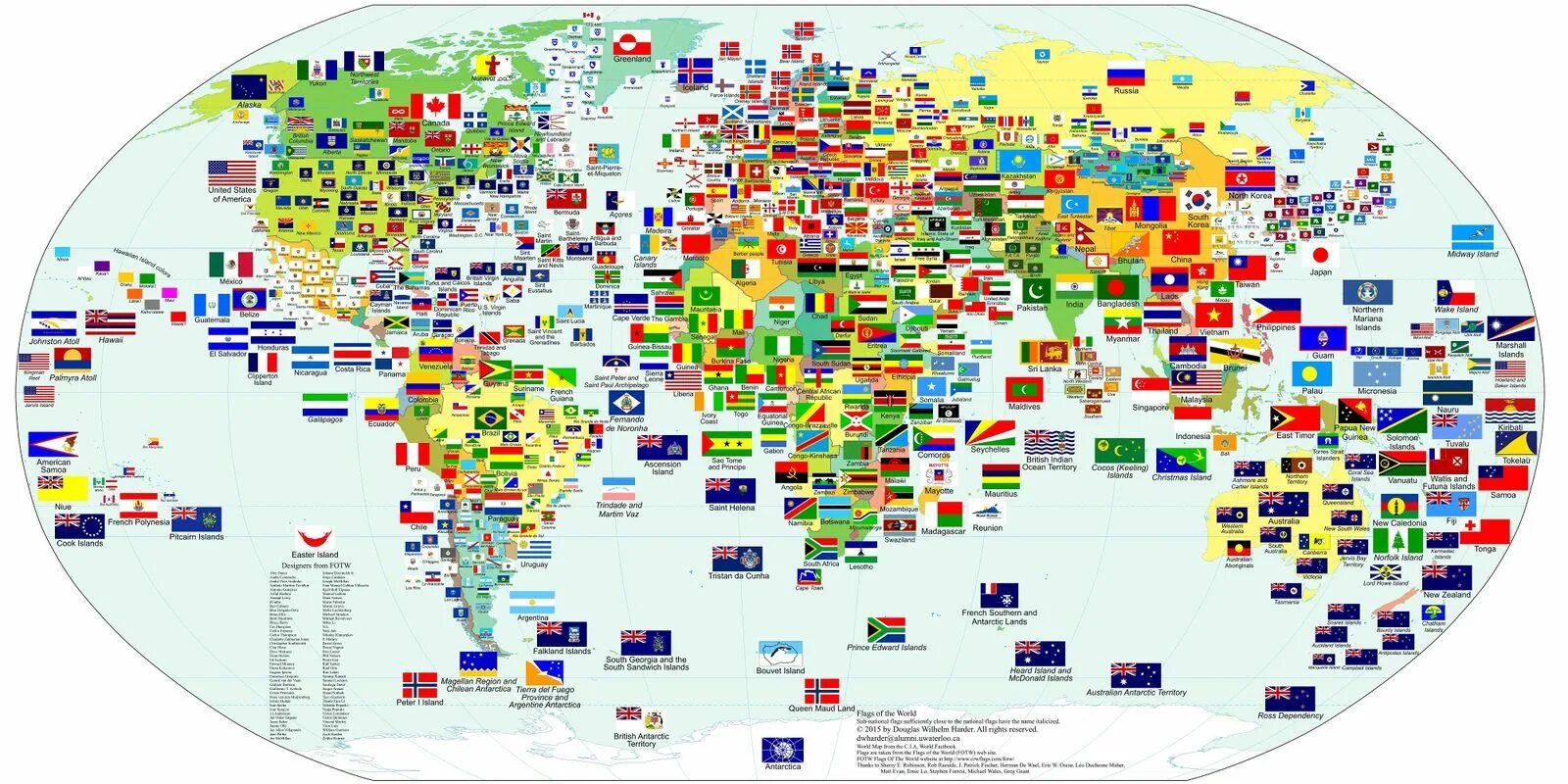 Flag карты