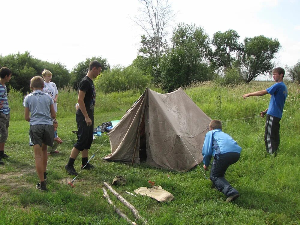 туристический лагерь для детей