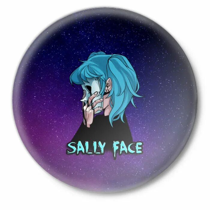 Sally face. Значок Салли КРОМСАЛИ. Значки Салли фейс. Знак Салли фейс.