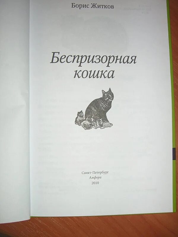 Беспризорная кошка читательский дневник. Произведения в.Житкова Беспризорная кошка. Житков ,,безпрещоная кошка".