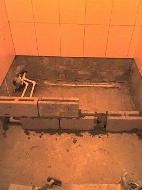 Поддон из кирпича своими руками. Поддон из кирпича. душевая поддон из кирпича. душевой поддон из кирпича. поддон в ванную из кирпича.