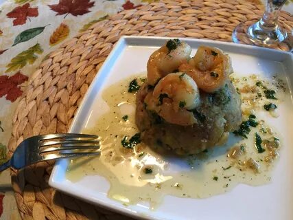 Trifongo Con Camarones Al Ajillo Al Estilo Puerto Rico - Receta Saludable.