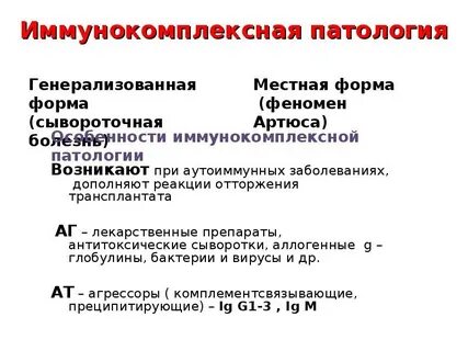Патология примеры