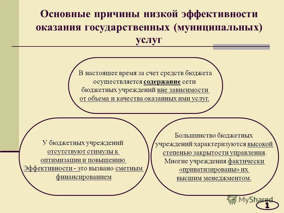 Услуги оказываемые государственными и муниципальными учреждениями. ФЗ-83 О бюджетных учреждениях.