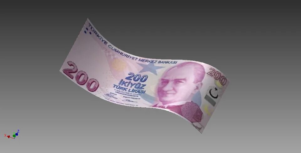 200 tl. 200 Турецких лир. 200 Lira. 200tl ВСУМ.