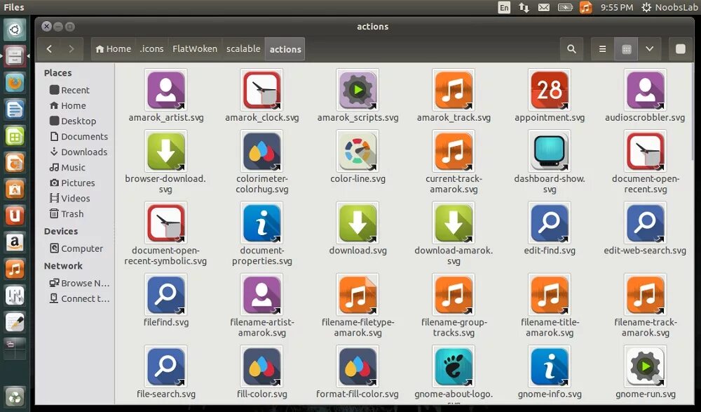 Как поменять значки приложений на андроид. Иконка Ubuntu. Иконки Linux Mint. Change icons Ubuntu.