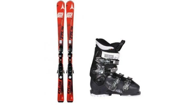 Горнолыжные лыжи. Лыжи комплект с ботинками. Горнолыжный инвентарь. Лыжные ботинки лыжи палки комплект.