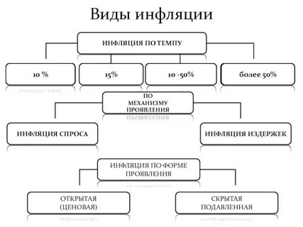 Инфляция ее виды и формы