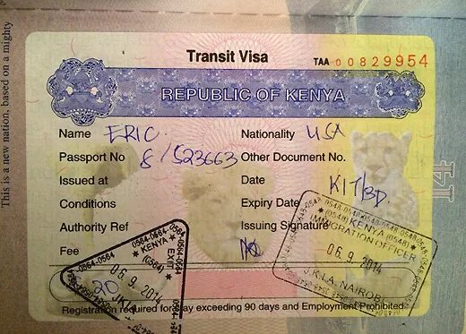 Transit visa. Кения виза. Kenya visa. Кения виза для россиян.