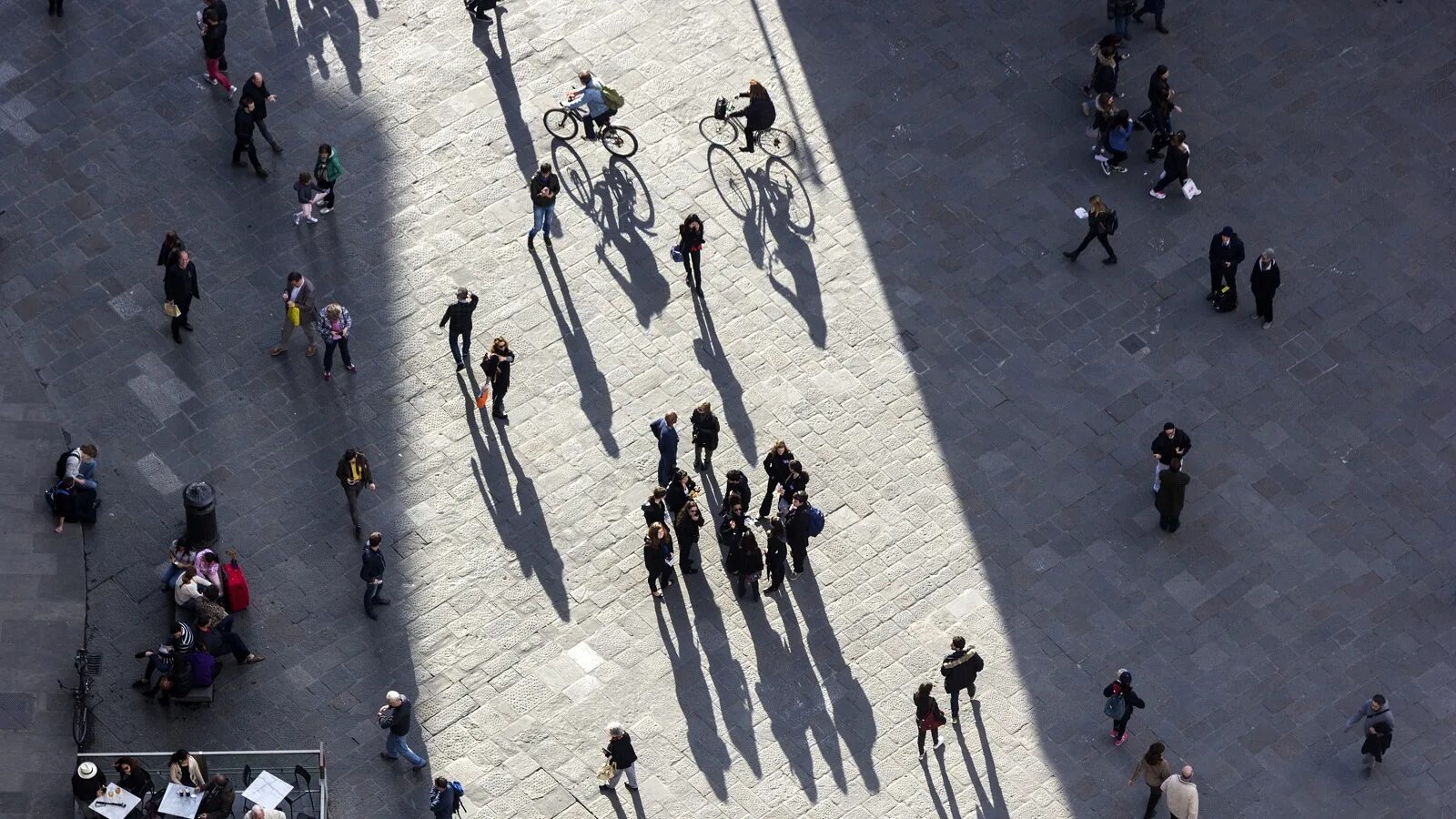 Been seeing from above. Street from above. people from above set. 2 people from above.