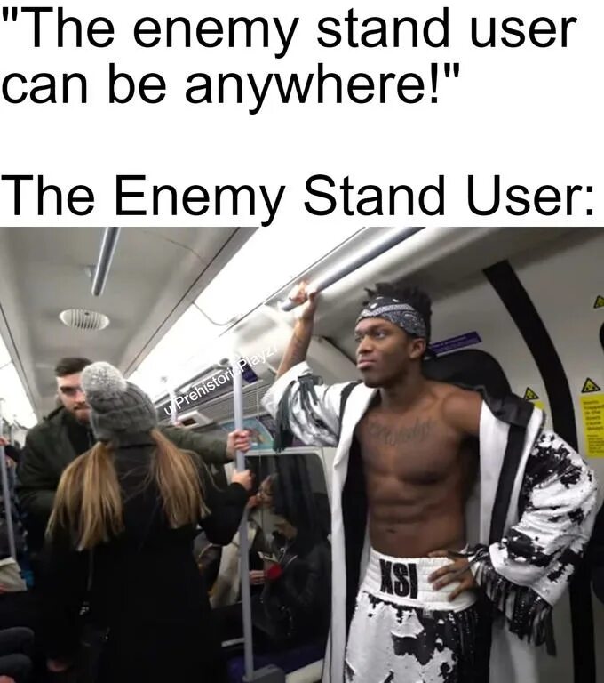 Enemy stand. Enemy stand. Ssb melee roaster. Стардасты ова. Enemy stand user meme.